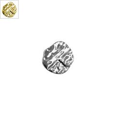 Μεταλλικό Ορειχάλκινο (Μπρούτζινο) Μοτίφ Στρογγυλό 15mm - Ε-Χρυσό ΚΩΔ:78010531.322-NG