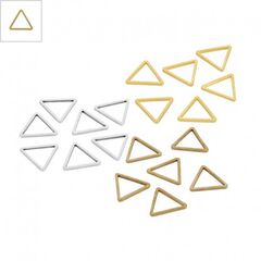 Μεταλλικό Μπρούτζινο Στοιχείο Τρίγωνο για Μακραμέ 9mm/0.8mm - Μπρονζέ Αντικέ ΚΩΔ:78010875.028-NG