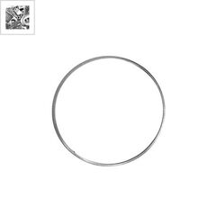 Μεταλλικό Ορειχάλκινο (Μπρούτζινο) Μοτίφ Κύκλος 50mm - 999° Επάργυρο Αντικέ ΚΩΔ:78050204.027-NG