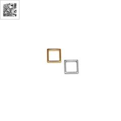Μεταλλικό Ζάμακ Χυτό Στοιχείο Τετράγωνο Περίγραμμα 12mm - 999° Επάργυρο Αντικέ ΚΩΔ:78412922.027-NG