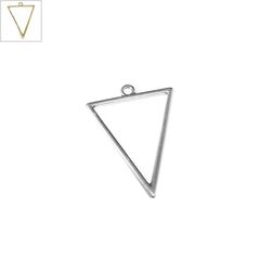 Μεταλλικό Ζάμακ Χυτό Μοτίφ Τρίγωνο 27x31mm - Μπρονζέ Αντικέ ΚΩΔ:78413032.028-NG