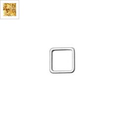Μεταλλικό Ζάμακ Χυτό Στοιχείο Τετράγωνο Περίγραμμα 15mm - 24K Επίχρυσο ΚΩΔ:78414348.022-NG