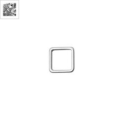Μεταλλικό Ζάμακ Χυτό Στοιχείο Τετράγωνο Περίγραμμα 15mm - 999° Επάργυρο Αντικέ ΚΩΔ:78414348.027-NG