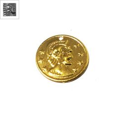 Μεταλλικό Ατσάλινο Μοτίφ Νόμισμα 15mm - Μεταλλικό Μαύρο ΚΩΔ:78120056.111-NG