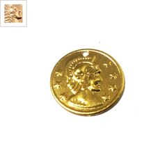 Μεταλλικό Ατσάλινο Μοτίφ Νόμισμα 15mm - Ροζ Χρυσό ΚΩΔ:78120056.132-NG