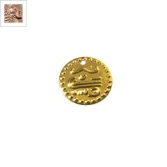 Μεταλλικό Ατσάλινο Μοτίφ Νόμισμα 12mm - Χαλκός Αντικέ ΚΩΔ:78120057.110-NG