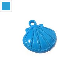 Μεταλλικό Ζάμακ Χυτό Χρωματιστό Μοτίφ Αχιβάδα 24x23mm - Μπλε ΚΩΔ:78170082.001-NG
