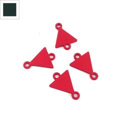 Μεταλλικό Ζάμακ Χυτό Στοιχείο Τρίγωνο για Μακραμέ 10x12mm - Μαύρο ΚΩΔ:78170122.001-NG