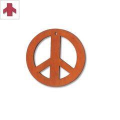Ξύλινο Μοτίφ Σήμα Ειρήνης 20mm - Φούξια ΚΩΔ:76010305.001-NG