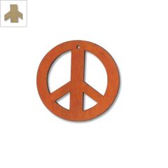 Ξύλινο Μοτίφ Σήμα Ειρήνης 20mm - Χρυσό ΚΩΔ:76010305.022-NG