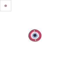 Πλέξι Ακρυλικό Στοιχείο Στρογγυλό Μάτι για Μακραμέ 20mm - Άσπρο/Ροζ Σκούρο/Άσπρο/Σιέλ/Μαύρο ΚΩΔ:71460089.018-NG