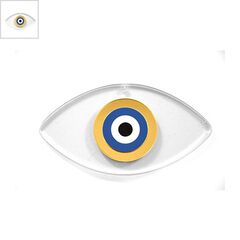 Πλέξι Ακρυλικό Μοτίφ Μάτι 48x90mm - Διαφανές/Χρυσός Καθρέπτης/Μπλε/Άσπρο/Μαύρο ΚΩΔ:71481000.002-NG