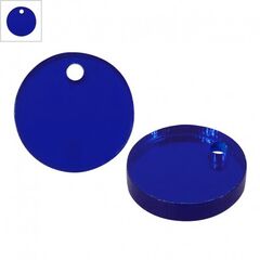 Πλέξι Ακρυλικό Μοτίφ Στρογγυλό 15mm - Μπλε Καθρέπτης ΚΩΔ:71481930.391-NG