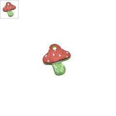Πλέξι Ακρυλικό Μοτίφ Μανιτάρι 13x15mm - Λαχανί/Κόκκινο/Multi ΚΩΔ:71460613.001-NG