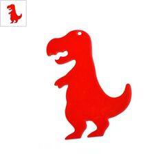 Πλέξι Ακρυλικό Μοτίφ Δεινόσαυρος 56x80mm - Κόκκινο ΚΩΔ:71481310.080-NG