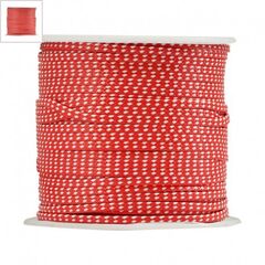 Πολυεστερικό Κορδόνι Φίδι 2mm (50μέτρα) - Κόκκινο/Άσπρο ΚΩΔ:77020284.002-NG