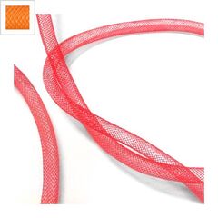 Κορδόνι Δίχτυ Πολυεστερικό Στρογγυλό 6mm (30μέτρα/πακέτο) - Πορτοκαλί ΚΩΔ:77040042.017-NG