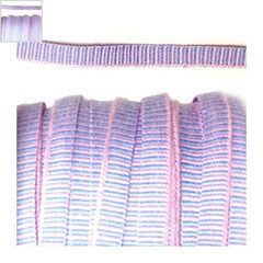 Κορδέλα Συνθετική Γκρο Ριγέ 5mm - Μπλε/Ροζ ΚΩΔ:77090226.001-NG