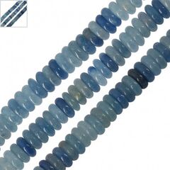 Αβεντουρίνης Ροδέλα 6/2mm (Ø0.5mm) (~165τμχ) - Μπλε/ Γαλάζιο/ Γκρι ΚΩΔ:72000324.001-NG