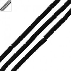 Λάβα Σωληνάκι Μαύρο με Επικάλυψη Μεταξιού 4x13mm (40cm) - Μαύρο ΚΩΔ:72212059.001-NG