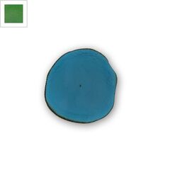Δερμάτινο Στοιχείο Στρογγυλό Κυρτό 25mm - Πράσινο Ανοιχτό ΚΩΔ:77010070.038-NG