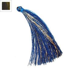 Φούντα Βαμβακερή 90mm - Μπλε/Χρυσό ΚΩΔ:77030034.005-NG