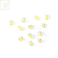 Κρύσταλλο Βοημίας Χάντρα Στρογγυλή Πολυεδρική 4mm - Κίτρινο Ανοιχτό ΚΩΔ:58010001.009-NG