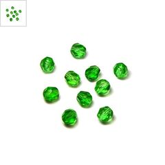 Κρύσταλλο Βοημίας Χάντρα Στρογγυλή Πολυεδρική 6mm - Πράσινο ΚΩΔ:58010002.008-NG