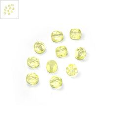 Κρύσταλλο Βοημίας Χάντρα Στρογγυλή Πολυεδρική 6mm - Κίτρινο Ανοιχτό ΚΩΔ:58010002.010-NG