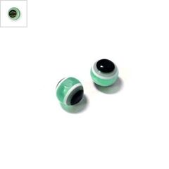 Πολυεστερική Χάντρα Μάτι 10mm - Ανοιχτό Green ΚΩΔ:71010143.003-NG