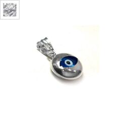 Ασήμι 925 Μοτίφ Μάτι Στρογγυλό 10mm - Silver ΚΩΔ:86060106.003-NG