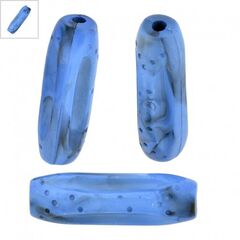 Ακρυλικό Σωληνάκι Περαστό 14.5x47mm (Ø3.8mm) - Μπλε/Μαύρο ΚΩΔ:71020341.002-NG