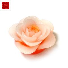 Πολυεστερικό Στοιχείο Λουλούδι Περαστό 38-40mm - Κόκκινο ΚΩΔ:71010363.003-NG