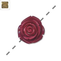 Πολυεστερικό Στοιχείο Λουλούδι Τριαντάφυλλο Περαστό 35mm - Χρυσό ΚΩΔ:71010403.011-NG