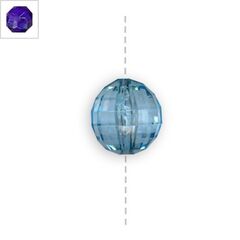 Ακρυλική Χάντρα Μπίλια Στρογγυλή Πολυεδρική 12mm - Μπλε Σκούρο ΚΩΔ:71020759.008-NG
