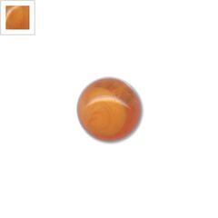 Ακρυλική Χάντρα Μπίλια Στρογγυλή 13mm (Ø3mm) - Πορτοκαλί ΚΩΔ:71020848.004-NG