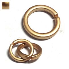 Ακρυλικό Στοιχείο Κρίκος Στρογγυλός 24mm (Ø17mm) - Χρυσό Ματ ΚΩΔ:71020870.001-NG