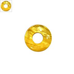 Κοχύλι Μοτίφ Στρογγυλό 50mm - Κίτρινο ΚΩΔ:74020027.007-NG