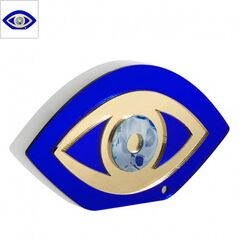 Πλέξι Ακρυλικό Επιτραπέζιο Μάτι 90x51mm - Άσπρο/ Μπλε Σκούρο Καθρέπτης/ Χρυσός Καθρέπτης/ Μπλε Άσπρο Κύμα ΚΩΔ:71481916.001-NG