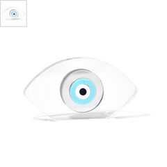 Πλέξι Ακρυλικό Επιτραπέζιο Μάτι 99x55mm - Διαφανές/Ασημί Καθρέπτης/Θαλασσί/Άσπρο/Μαύρο ΚΩΔ:71680002.001-NG