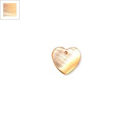 Κοχύλι Μοτίφ Καρδιά 12mm - Πορτοκαλί ΚΩΔ:74020016.006-NG