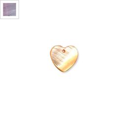 Κοχύλι Μοτίφ Καρδιά 12mm - Μωβ ΚΩΔ:74020016.009-NG