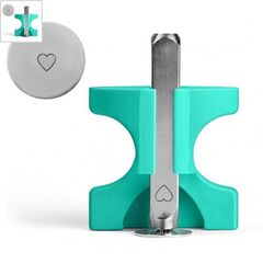 Εργαλείο Σφιγκτήρας για Στάμπες 6mm & Σφραγίδα Καρδιά - Ασημί ΚΩΔ:78920082.001-NG