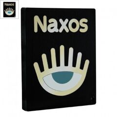 Πλέξι Ακρυλικό Επιτραπέζιο "Naxos" Μάτι 100x80mm - Μαύρο/ Multi ΚΩΔ:71460898.003-NG