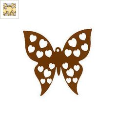Wooden butterfly 44x43mm - Natural ΚΩΔ:76010203.000-NG