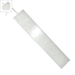 Κερί Λαμπάδα Επίπεδη 250mm μήκος 46mm πλάτος/13mm - Άσπρο ΚΩΔ:82070014.001-NG