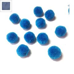 Πον Πον Συνθετικό (~15mm) - Μπλε Αιγαίου ΚΩΔ:77080357.015-NG
