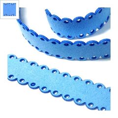 Κορδόνι Σουέτ Συνθετικό Πλακέ με Τρύπες 20mm (36πόντους) - Μπλε Ανοιχτό ΚΩΔ:77040038.005-NG