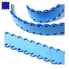 Κορδόνι Σουέτ Συνθετικό Πλακέ με Τρύπες 20mm (36πόντους) - Μπλε ΚΩΔ:77040038.007-NG