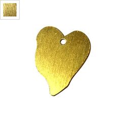 Μοτίφ Αλουμίνιο Καρδιά 30x37mm - Χρυσό ΚΩΔ:78100025.001-NG